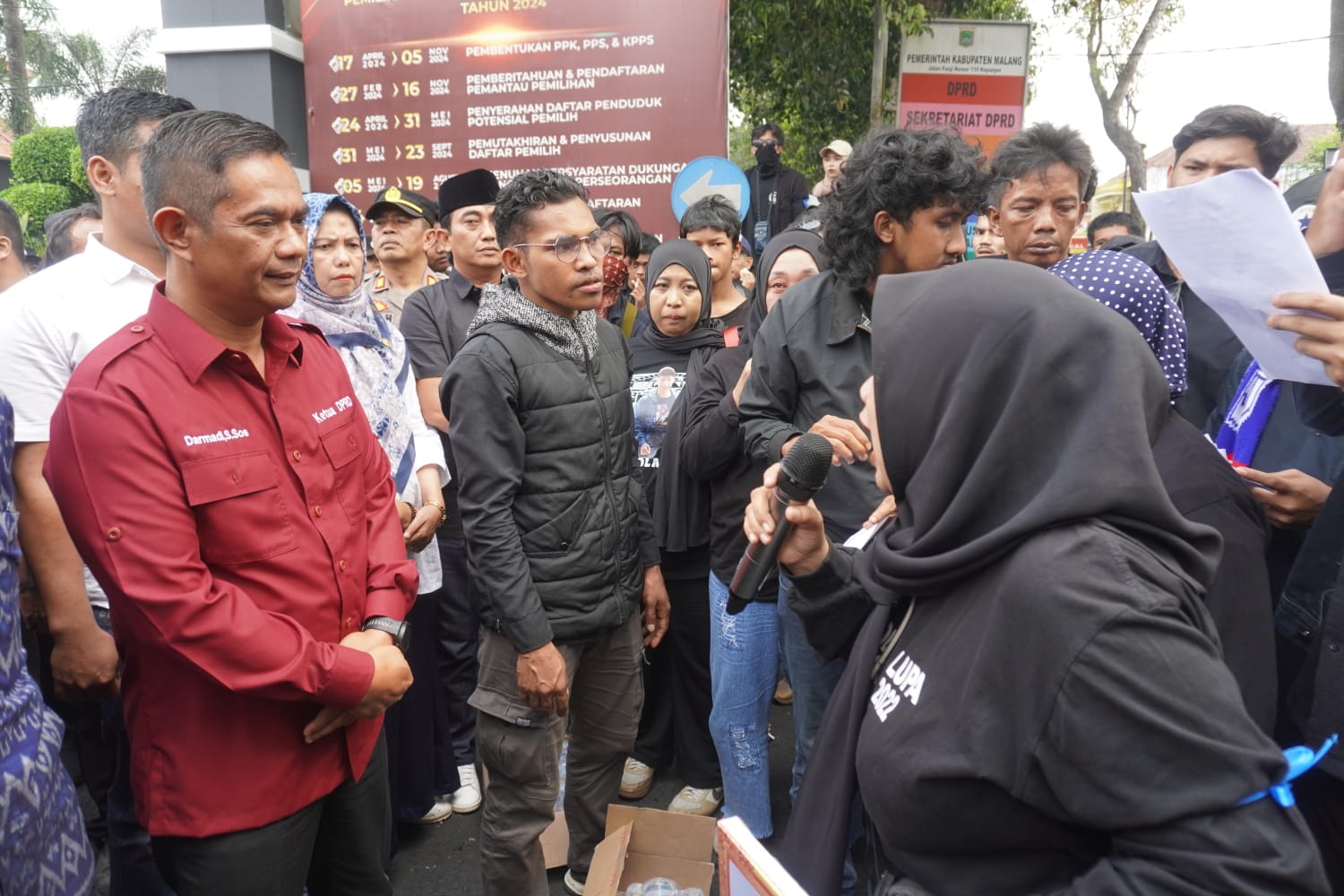 DPRD TERIMA ASPIRASI MENGENANG 2 TAHUN TRAGEDI KANJURUHAN