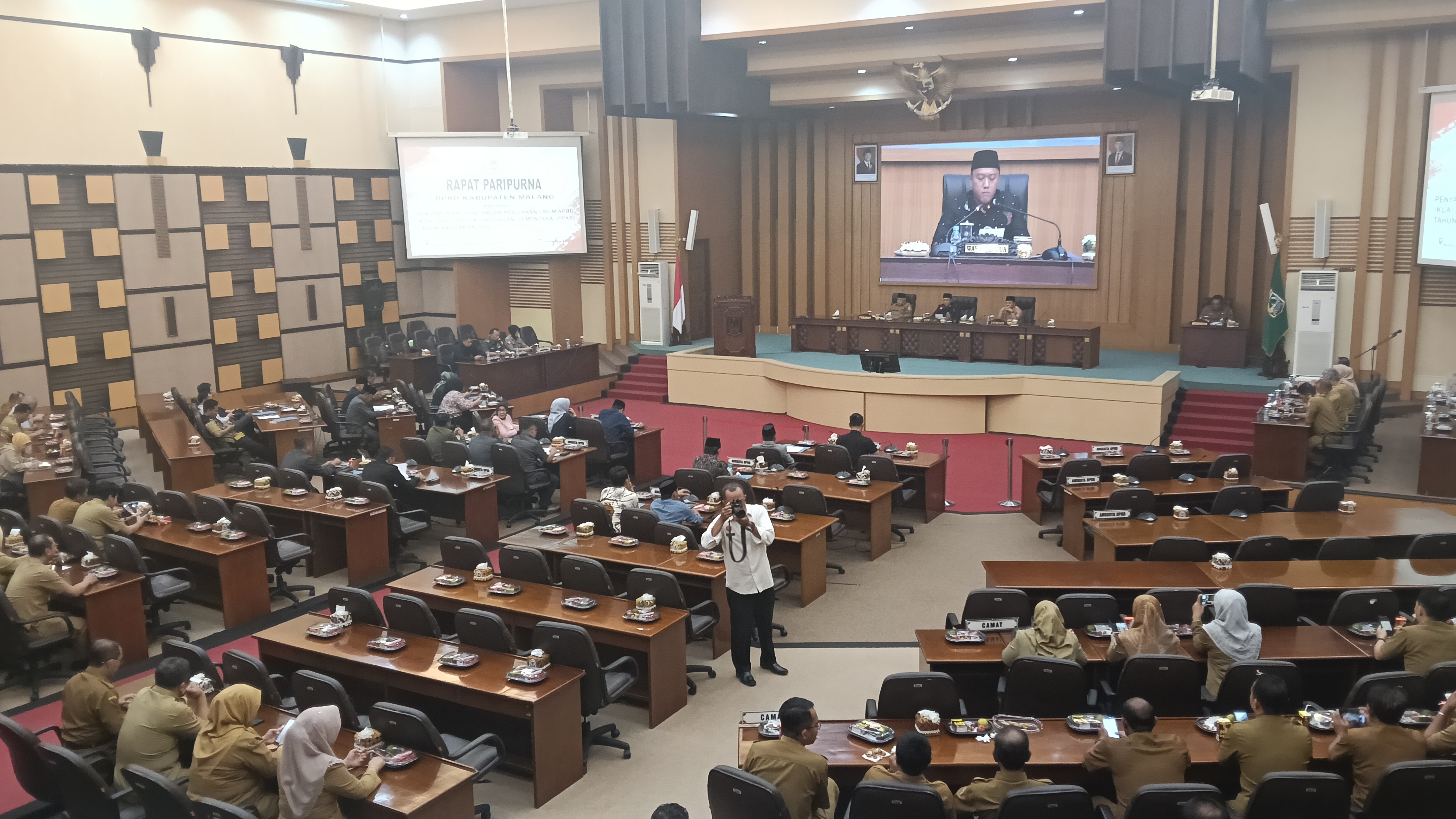 Paripurna DPRD Kabupaten Malang;  Agenda Penyampaian Rancangan Kebijakan Umum APBD (KUA) serta Prioritas dan Plafon Anggaran Sementara (PPAS) Tahun Anggaran 2026.